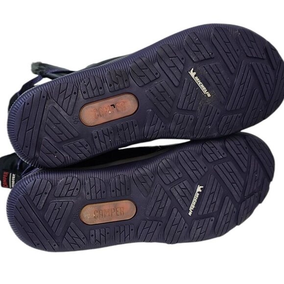 Camper x Goretex Womens Peu Pista Leather Boots, Black, Purple, Size 36 / US 6 - Picture 4 of 7